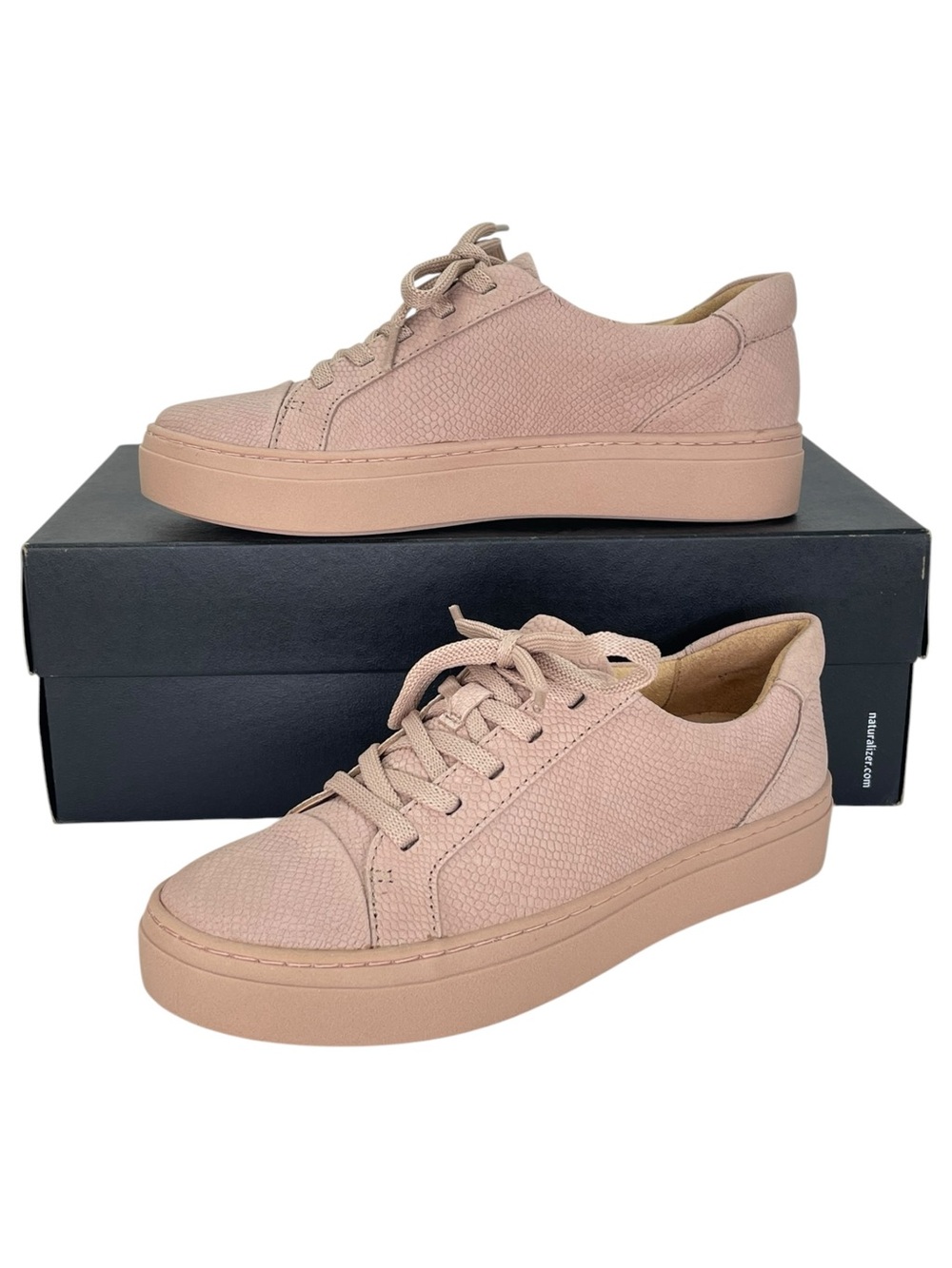 Naturalizer Cairo Mauve Leather Low Top Womens Sneakers Size 5.5M